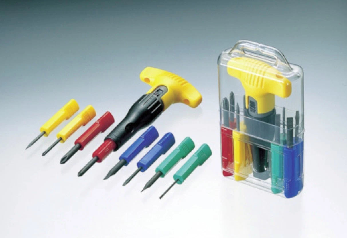 TRUSCO  HOME SCREWDRIVER SET WITH GRIP  TRD-8S