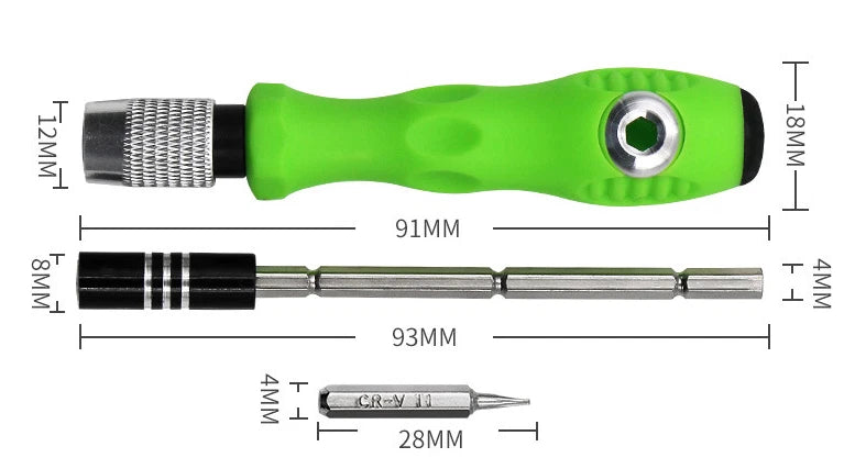 32 IN 1 SCREW DRIVER MICRO TOOL KIT REPAIR SET LAPTOP PC MAC COMPUTER