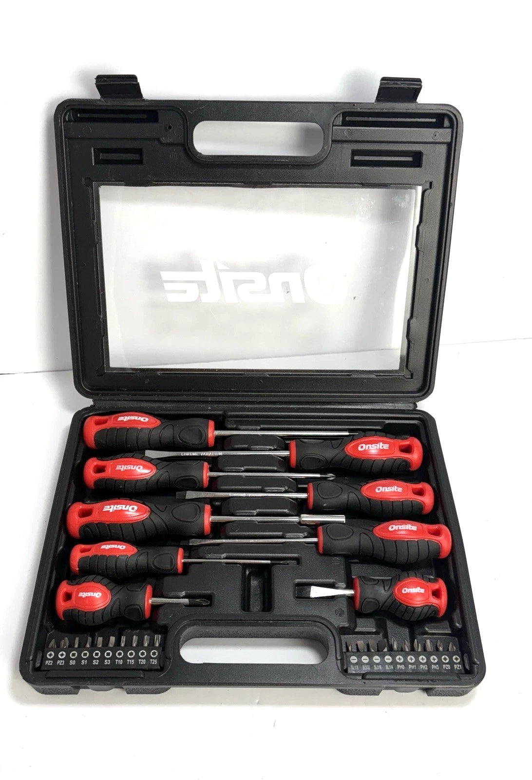Onsite 9 Piece Screwdriver Set with 20 Bits