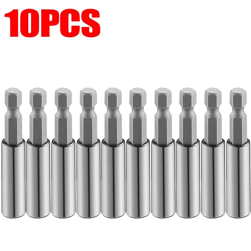 1/20X Magnetic Screwdriver Bit Holder Set Hex Shank Extension Carbon Steel Quick