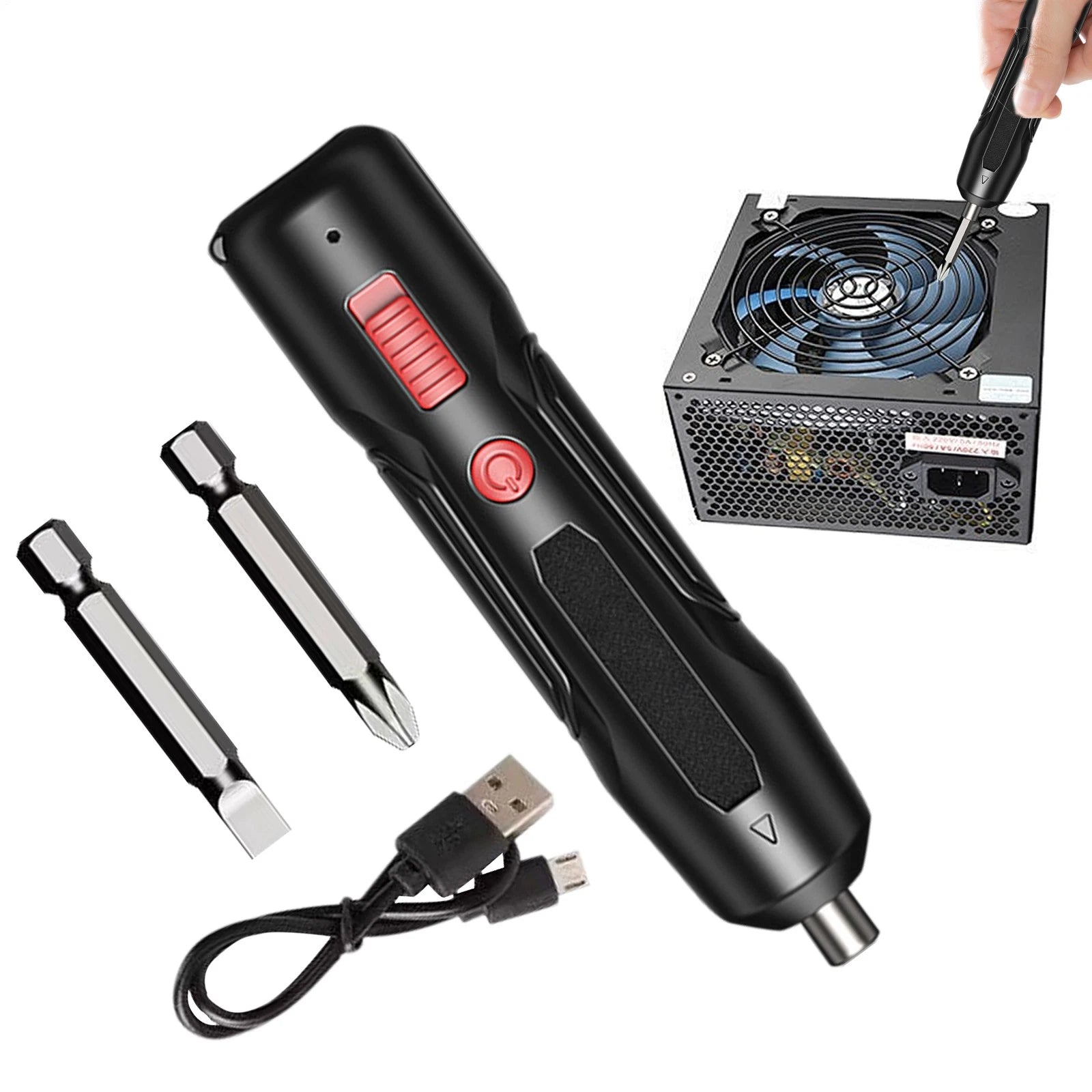 Cordless Screwdriver Set, Electric Screwdriver Battery Electric Combi Screwdrive