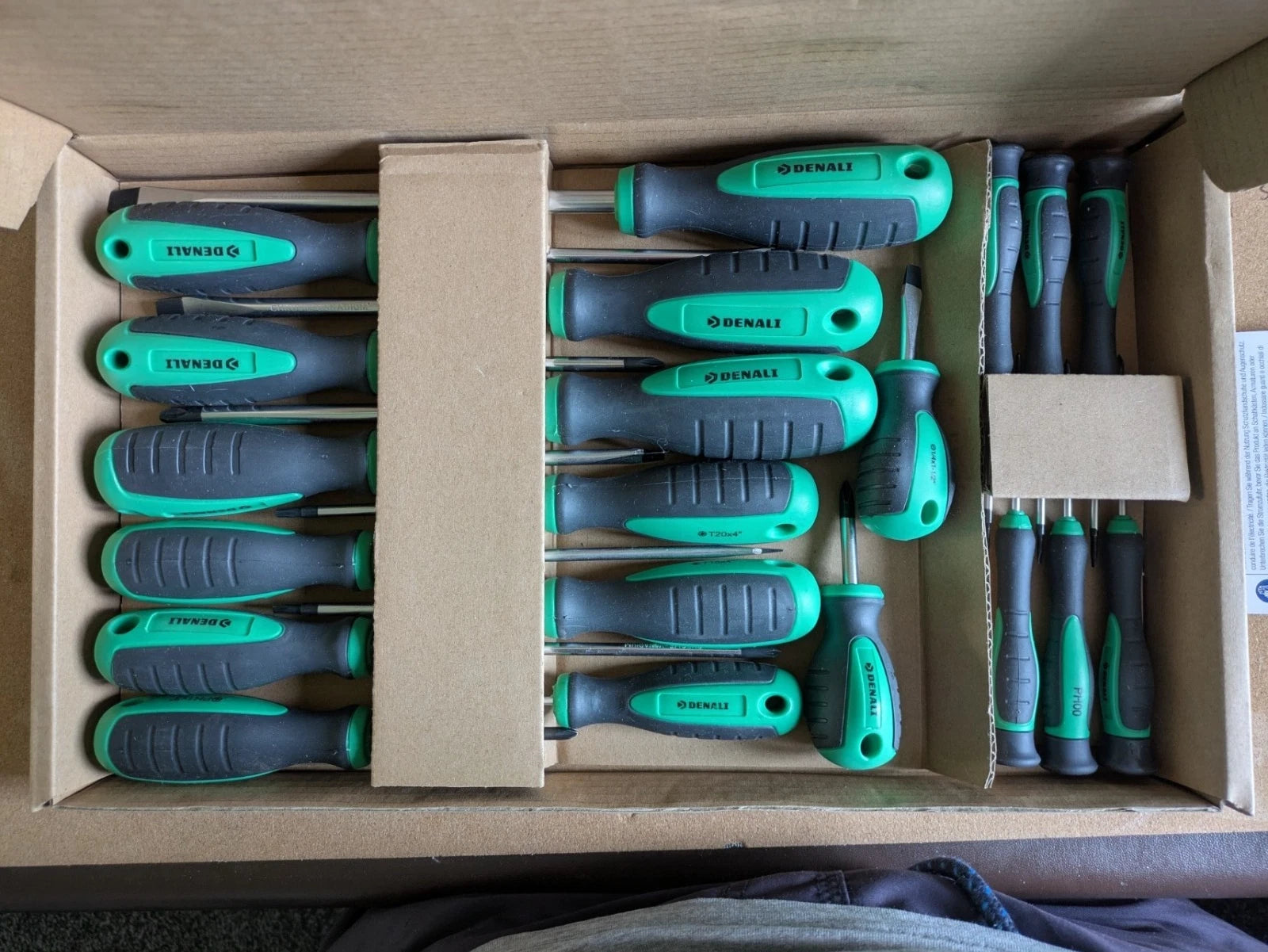 Denali 20-Piece Phillips/Torx/Slotted Screwdriver Set new boxed