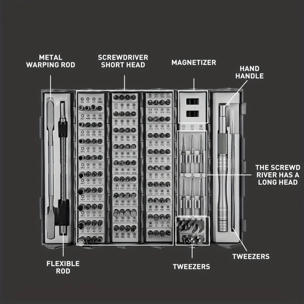 Precision Screwdriver Set Magnetic Phillips Torx Screw Driver Bits for IPhone PC