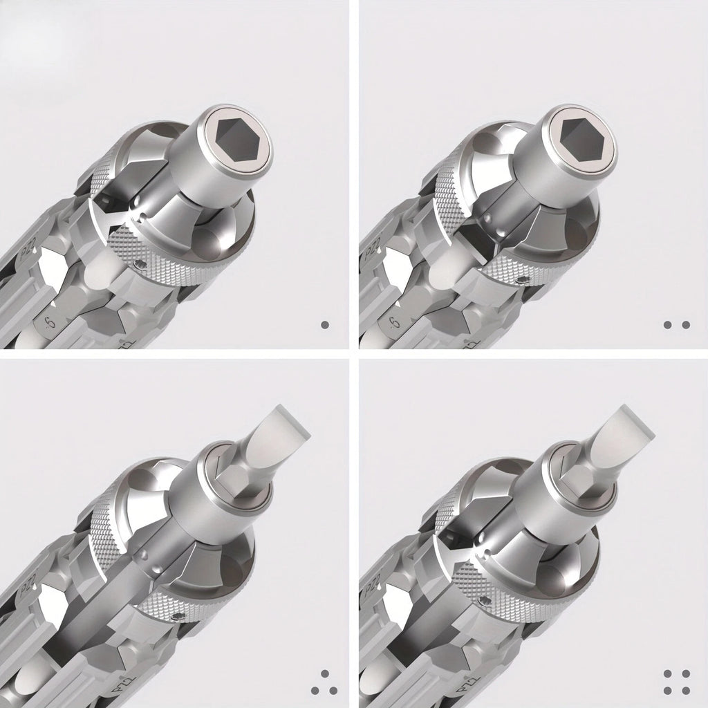 Multi-Function Screwdriver Set with Magnetic Hex Drill Bit Portable Repair Tool