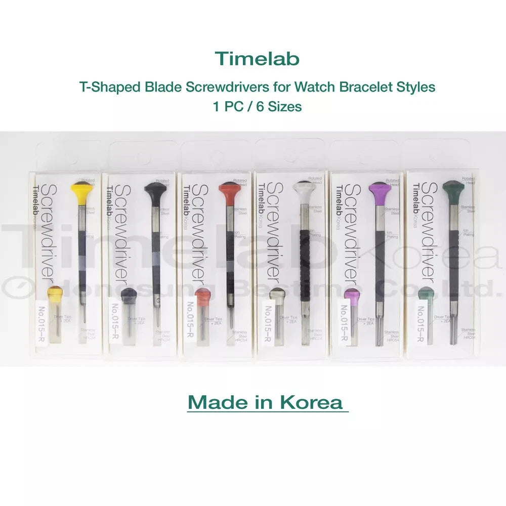 Horofix T-Blade Screwdriver with Spare Blades for Rolex Bracelet Link Screws