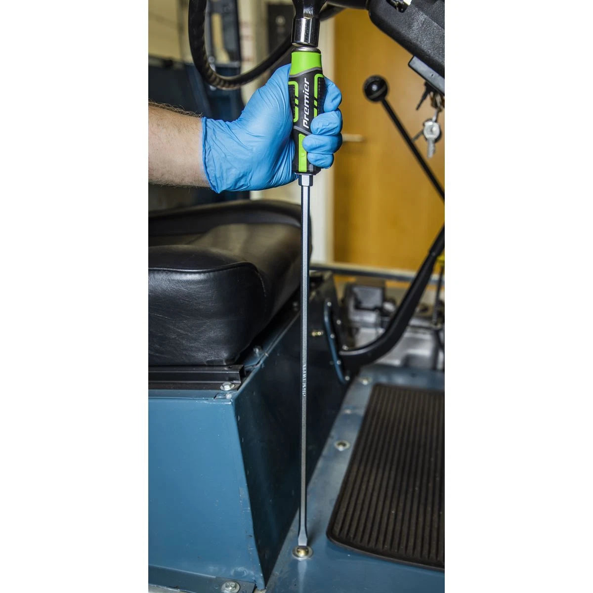 Sealey Extra-Long Hammer Thru Screwdriver Set 3pc Hexagonal Bolster for Wrench