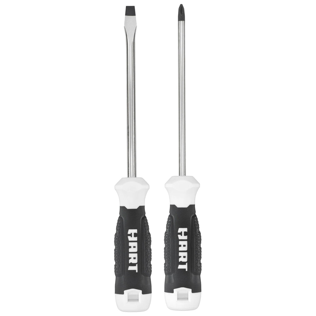 2-Piece Screwdriver Set with Comfort Grip Handle