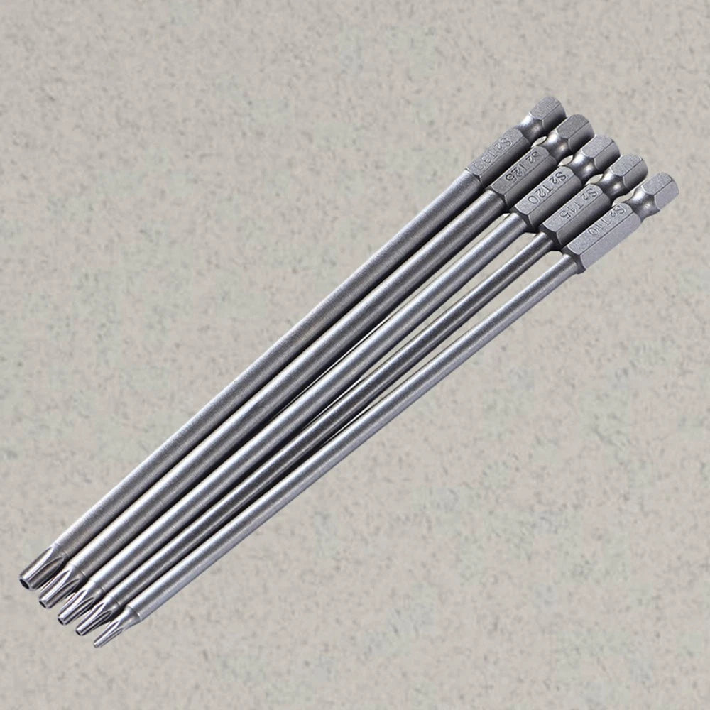 5 Pcs Batch Tool Impact Driver Drill Bits Torque Set Star Screwdriver
