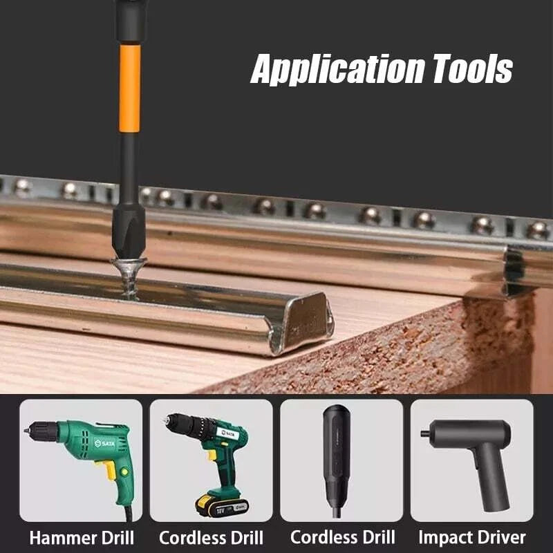 12/24Pcs PH2 Impact Driver Bit Set Magnetic Phillips Screwdriver Drill Bits Tool
