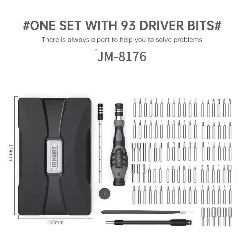 106 IN 1 Screwdriver Set Magnetic Torx Bit Set Screw Driver for Repair Tools
