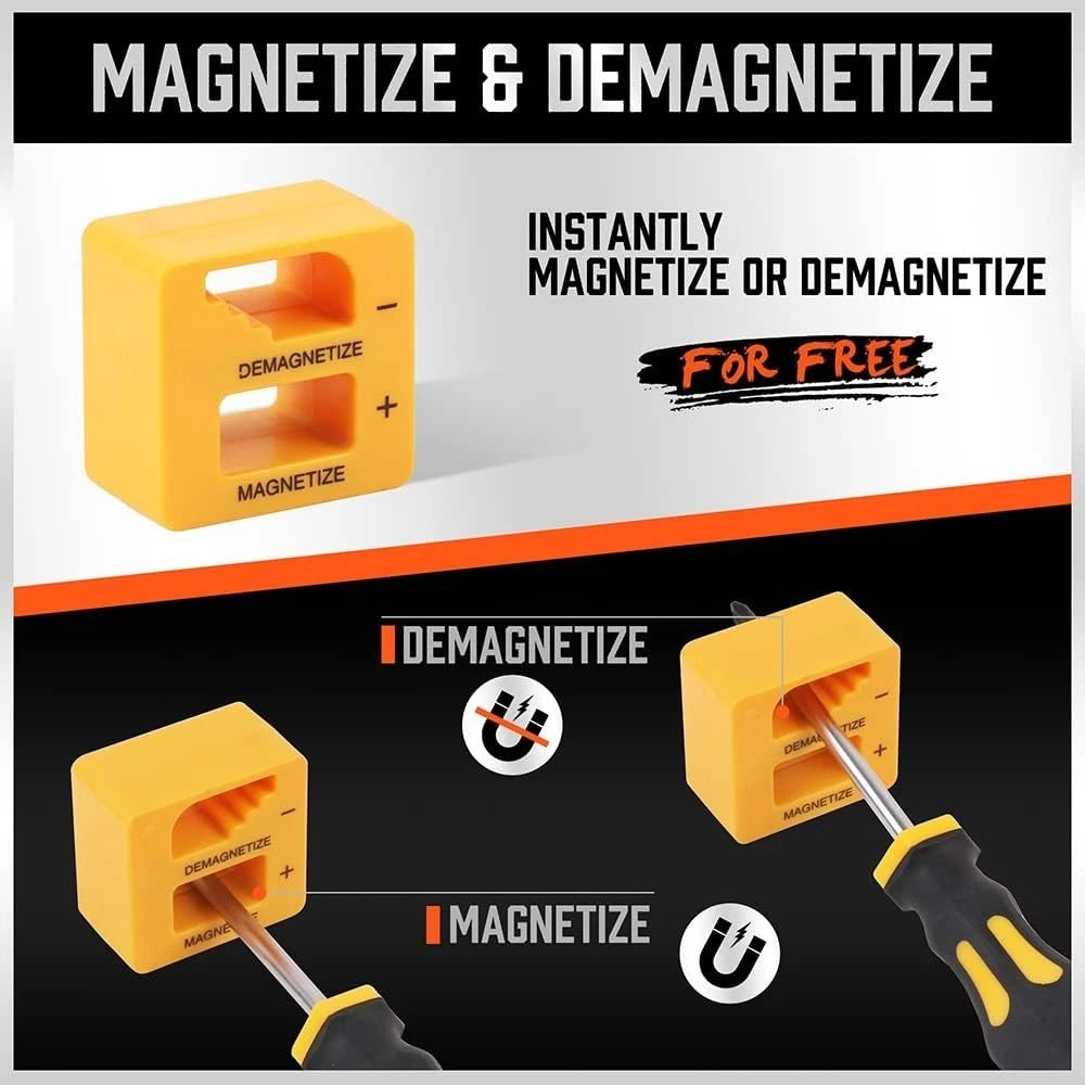11-Piece Magnetic Screwdriver Set - Corrosion-Resistant with Storage Box