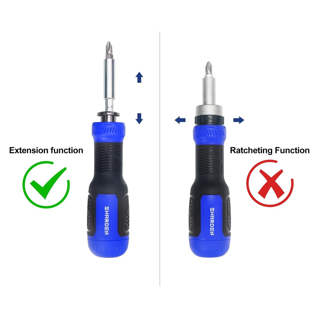 Multibit Screwdriver 13-in-1 Screw Driver Set Adjustable Extension Screwdrive...