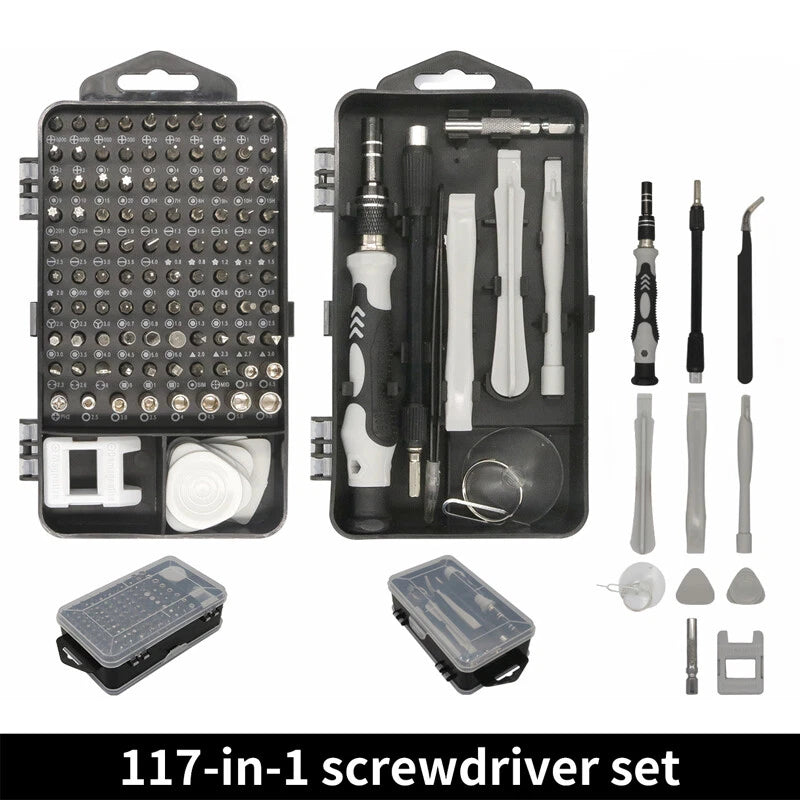 117 Pc Precision Screwdriver Set Tool Kit Torx For Laptop Watch Repair Tool Kit