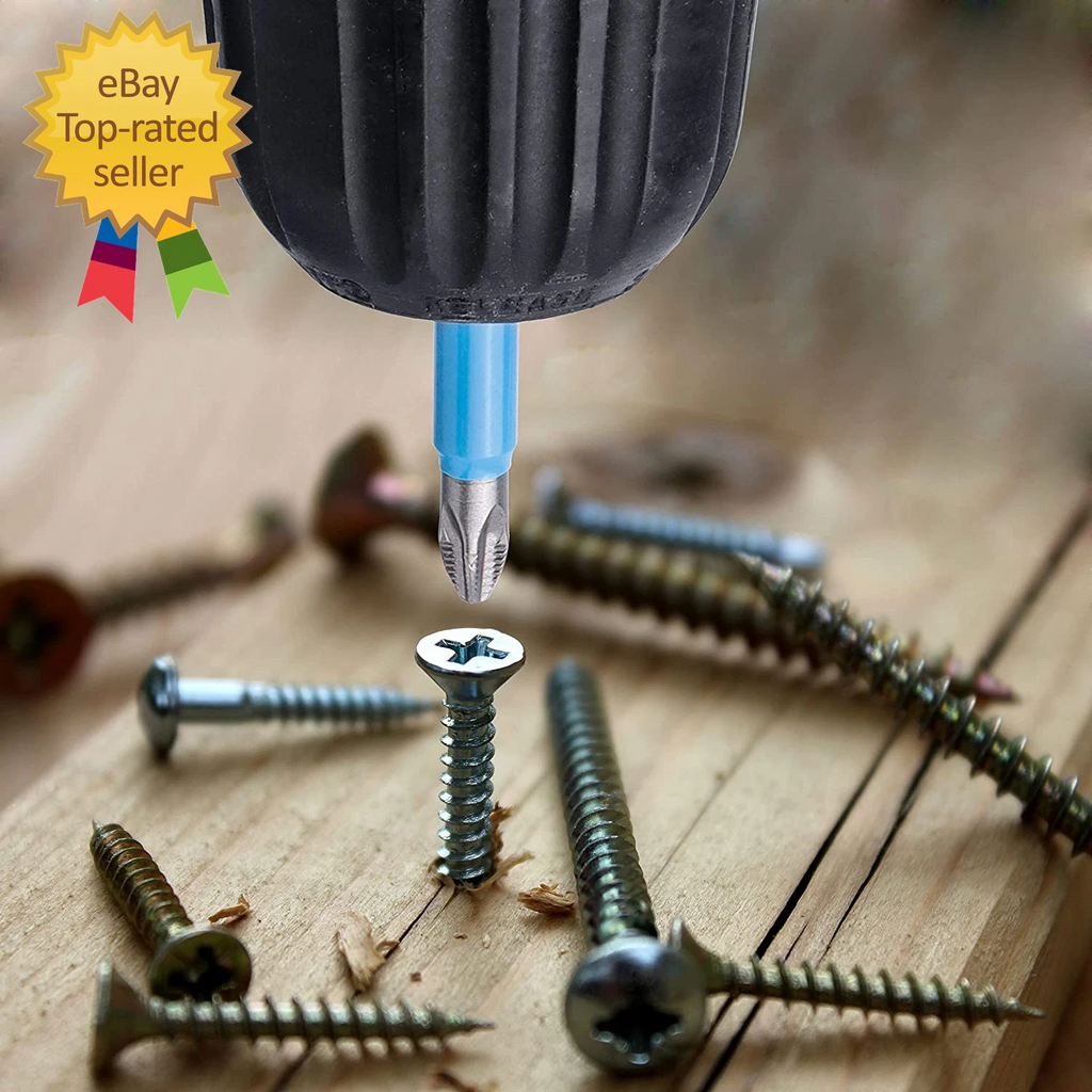 10Pcs 6-Inch Long Phillips Screwdriver Bit Set Magnetic Ph2 Impact Driver
