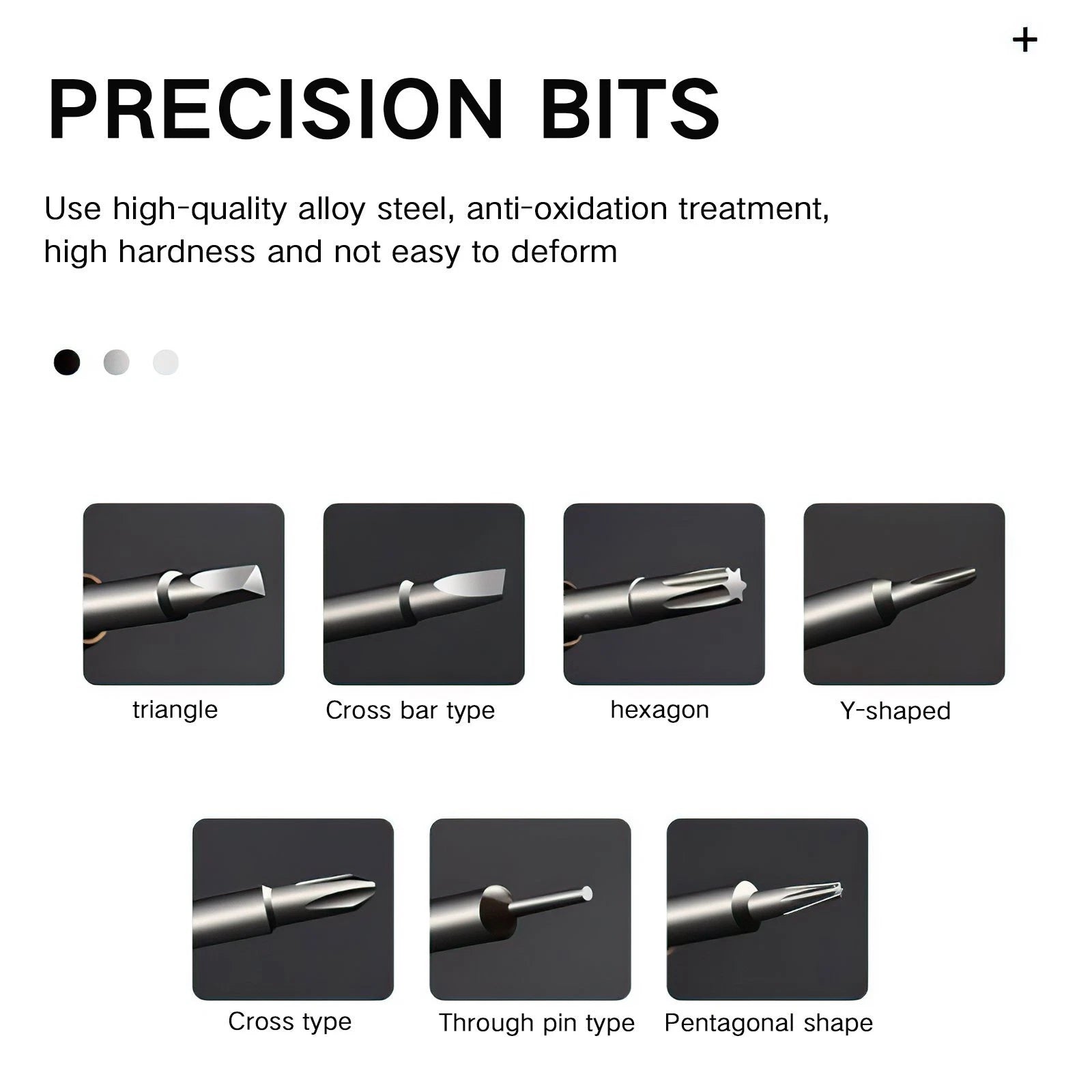 25 in 1 Screwdriver Set Precision Repair Mini Tool Kits with Black Leather Bag