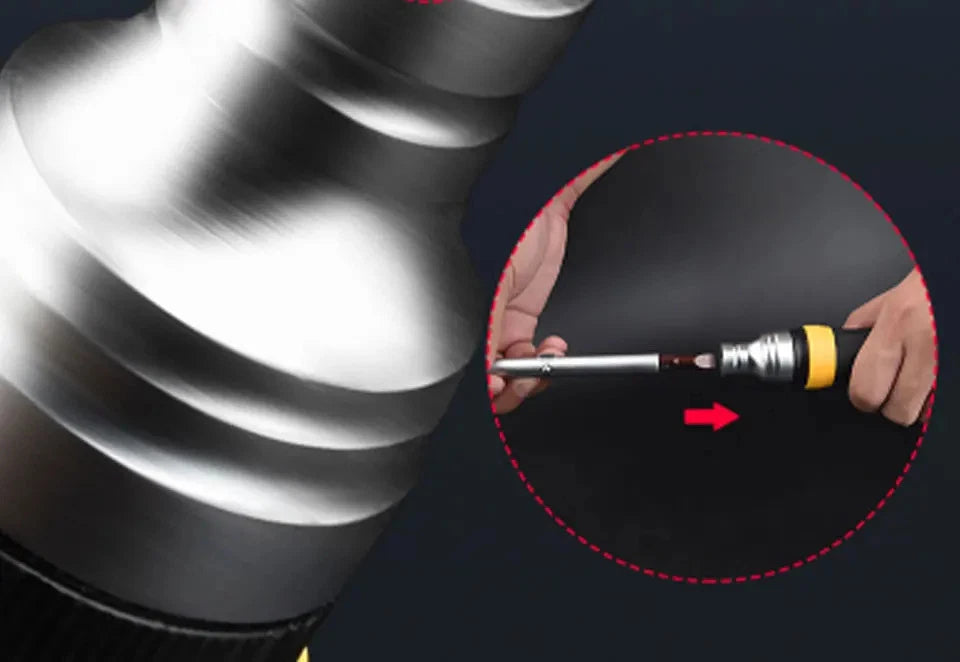 19-in-1 Ratchet Dual-purpose Screwdriver Set Cross Slotted Double-head Manual