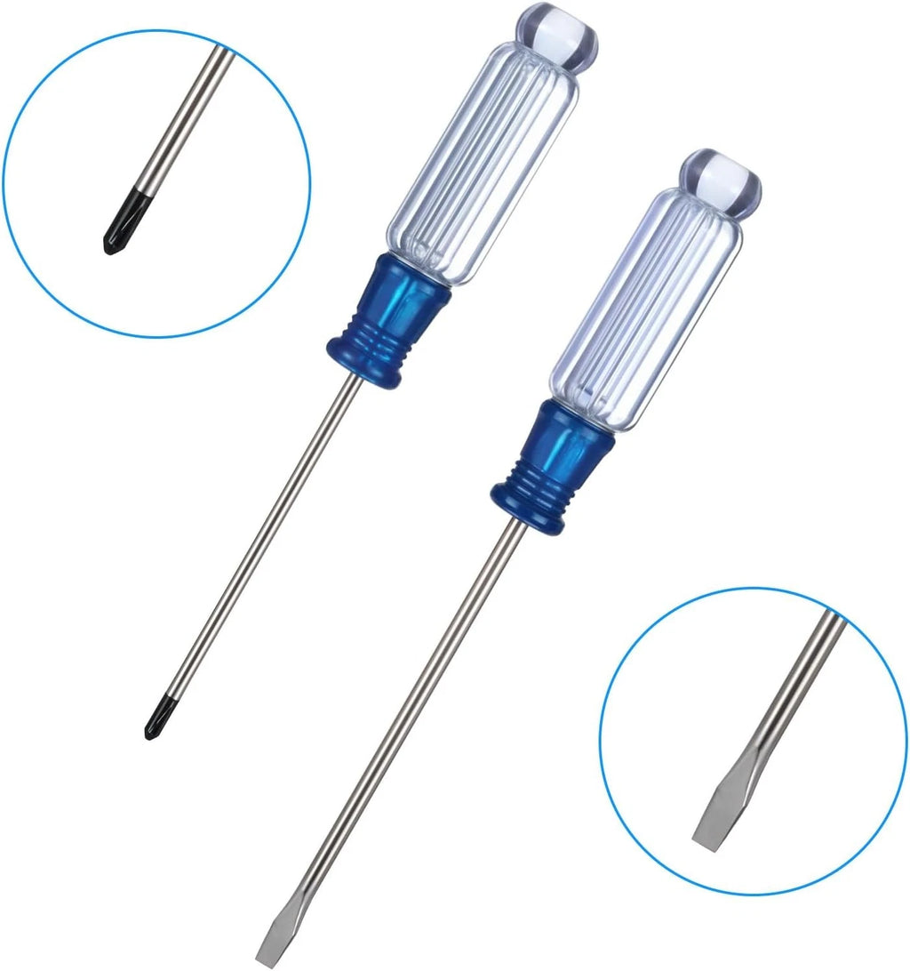 4PCS Small Screwdriver Tool Flat Head and Phillips, Small Screwdriver Set