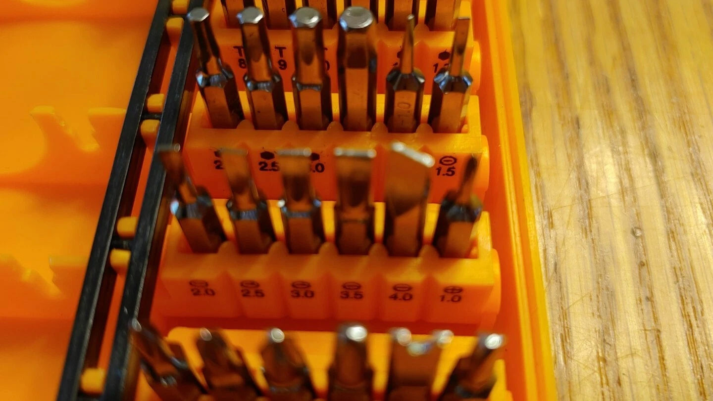 NEW 39in1 JM-8153 Precision Screwdriver Set Tech Kit Small Torx Bits Magnetic