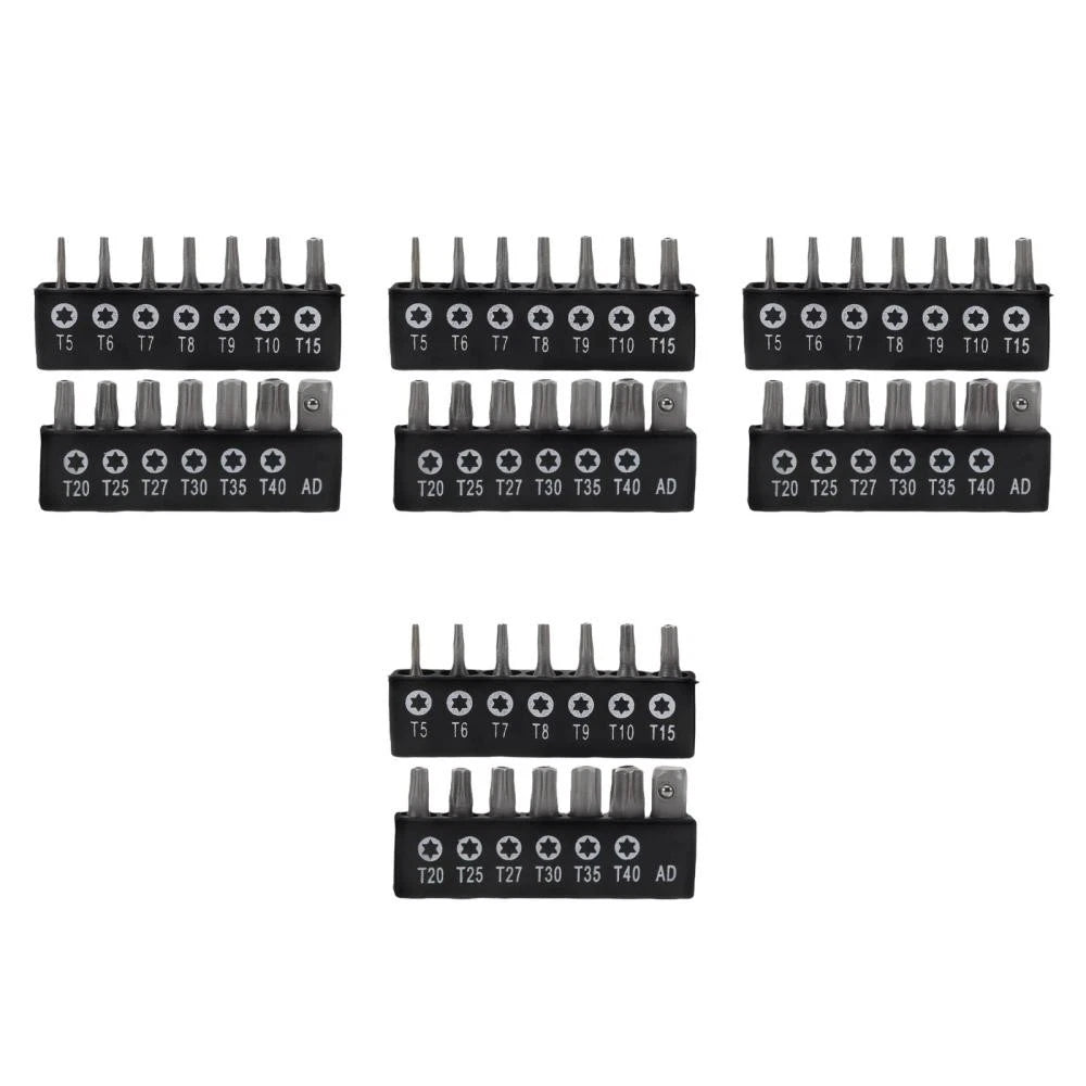 14 Pcs Screwdriver Set Tamper Resistant Fastener Bit Secure Star Bits