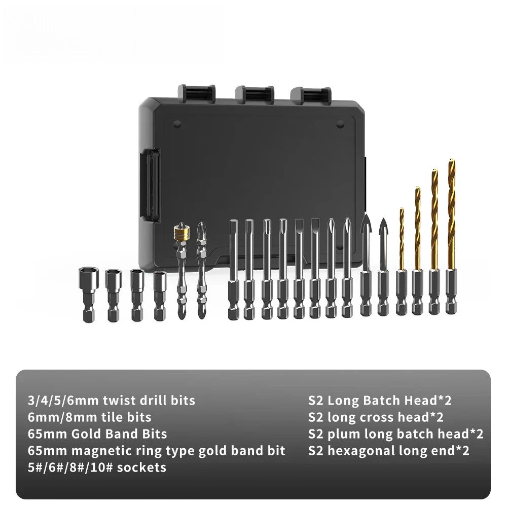 Deluxe Screwdriver Case Home Work Screw Repair Kit Multifunction Screwdriver