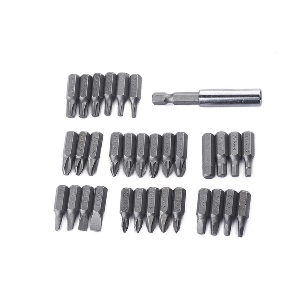 33 Pcs Security Bit Set with Case Star Drive Screwdriver Electric Bits