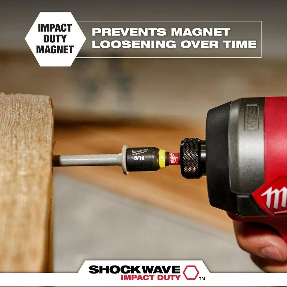 Milwaukee Shockwave Impact Duty 2 9/16 Magnetic Nut Driver Set 4Pc