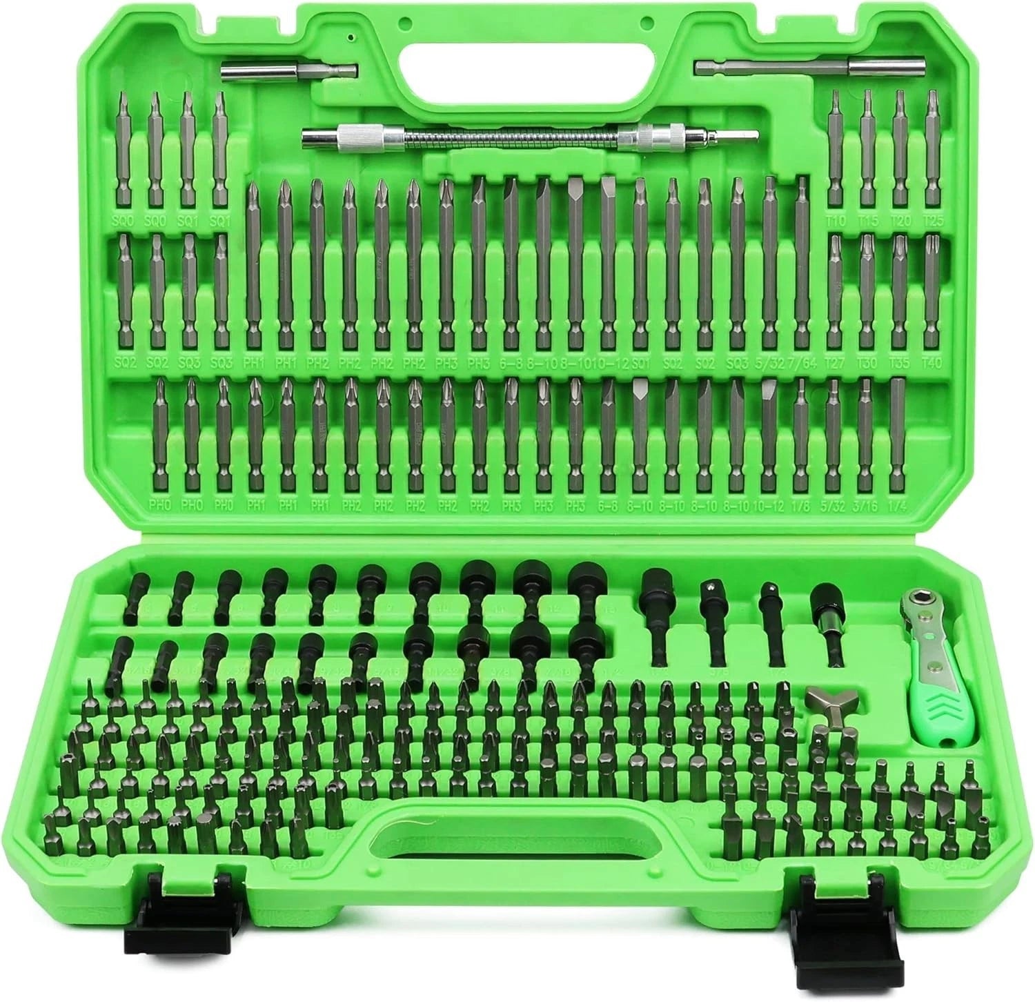 Professional Quality Chrome Vanadium Screwdriver Set - 232 Pieces for Every Task