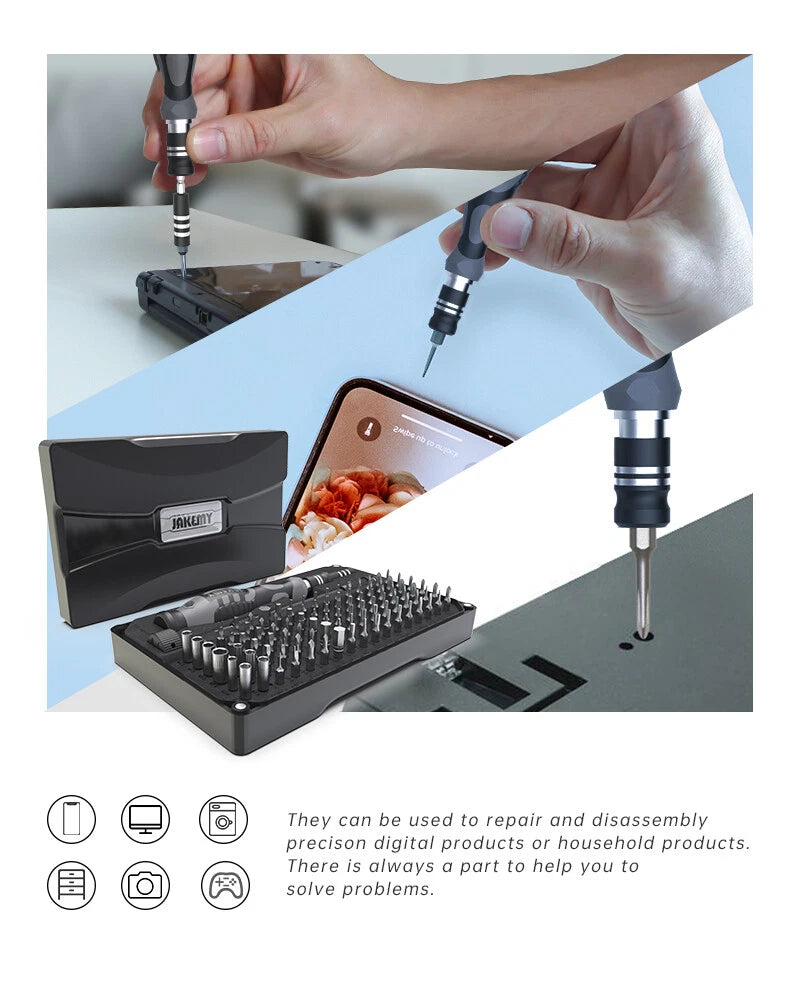 106 IN 1 Screwdriver Set Magnetic Torx Bit Set Screw Driver for Repair Tools