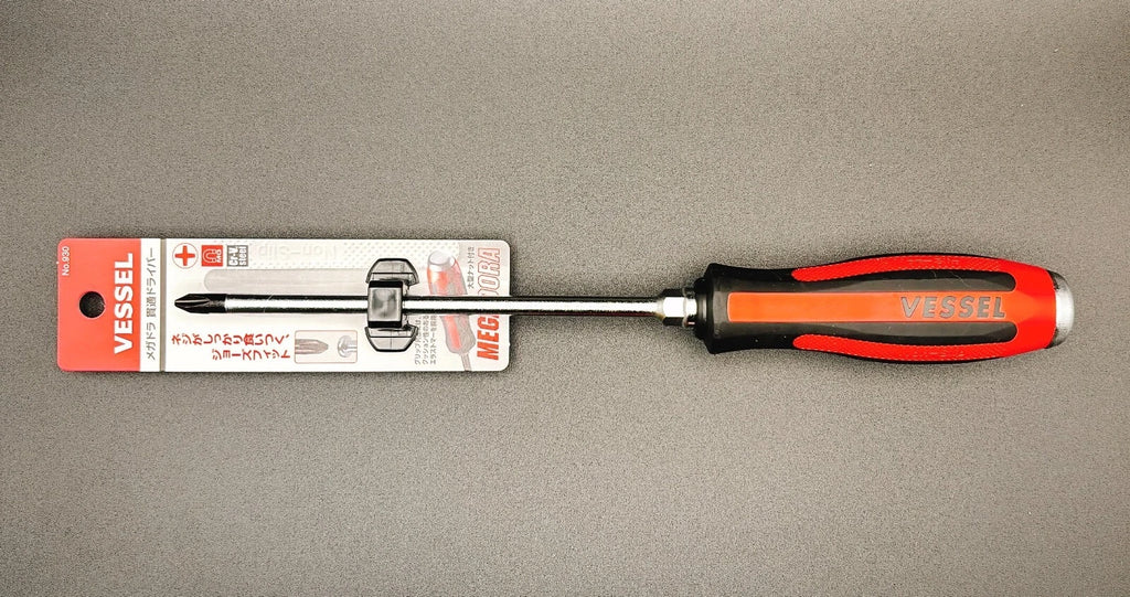 Vessel Megadora 930 JIS Tang-Thru Screwdriver Phillips head Set From Japan