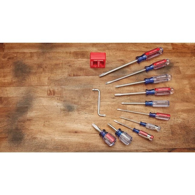 CRAFTSMAN 12 Piece Screwdriver Set durable corrosion resist comfort handle new