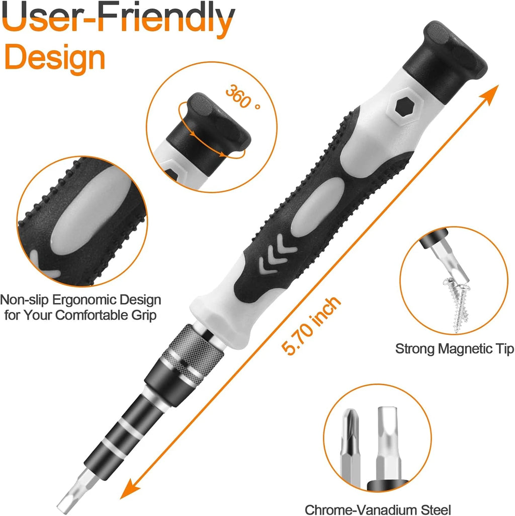 Precision Screwdriver Set, Professional Grade 115 in 1 Magnetic Repair Tool Kit