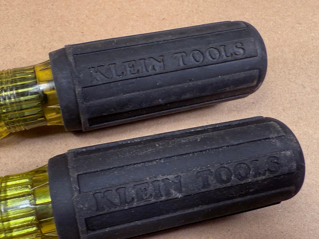 Used Klein Tools Multi Bit Screwdriver Nut Driver + Partial Flip Socket Set