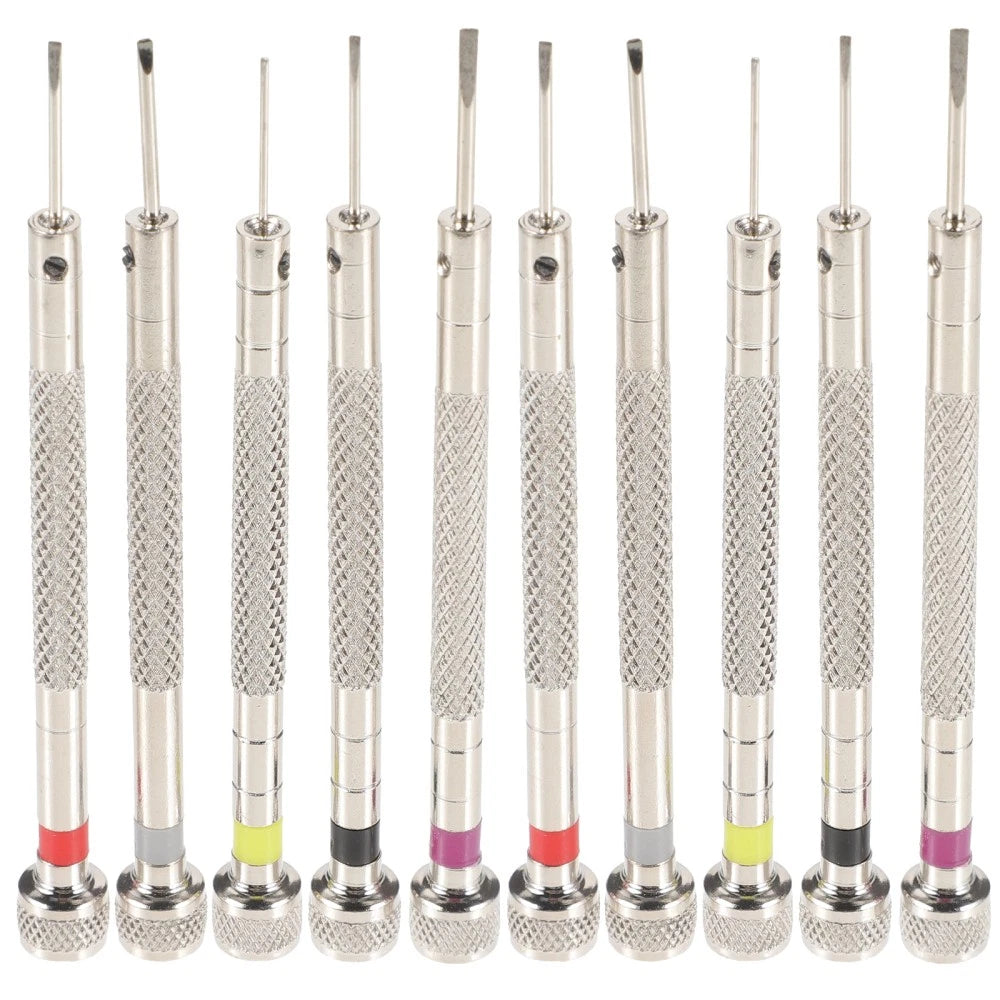 Flat Screwdriver Set Glasses Tools Adjust Watch Screwdrivers Eyeglass