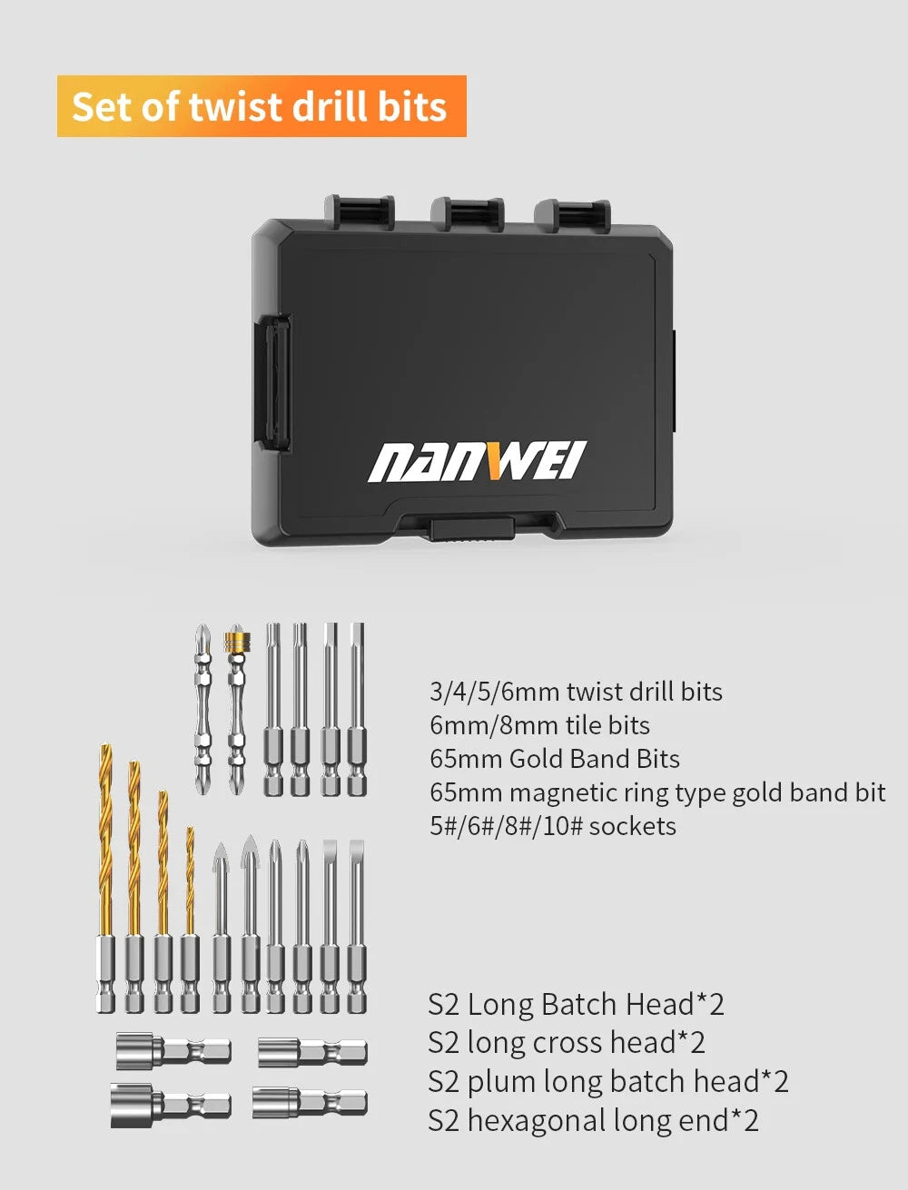 Deluxe Screwdriver Case Home Work Screw Repair Kit Multifunction Screwdriver