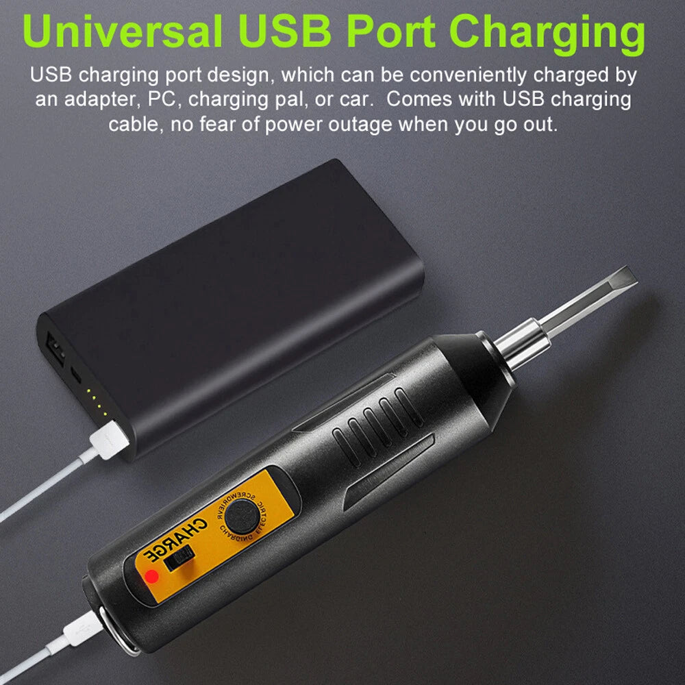 High Precise Screwdriver Set USB Charging Electronic Repairing Tool Set I0A0