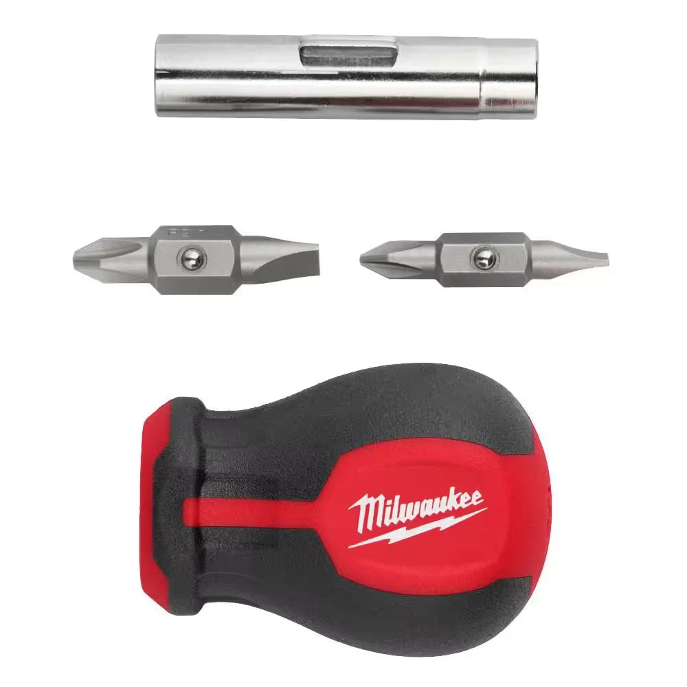 6-In-1 Stubby Multi-Bit Screwdriver