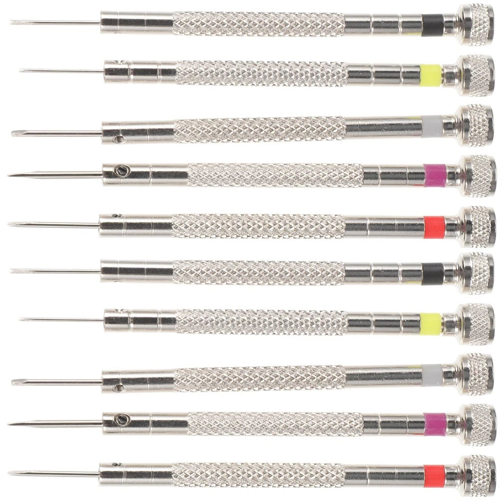 Flat Screwdriver Set Glasses Tools Adjust Watch Screwdrivers Eyeglass