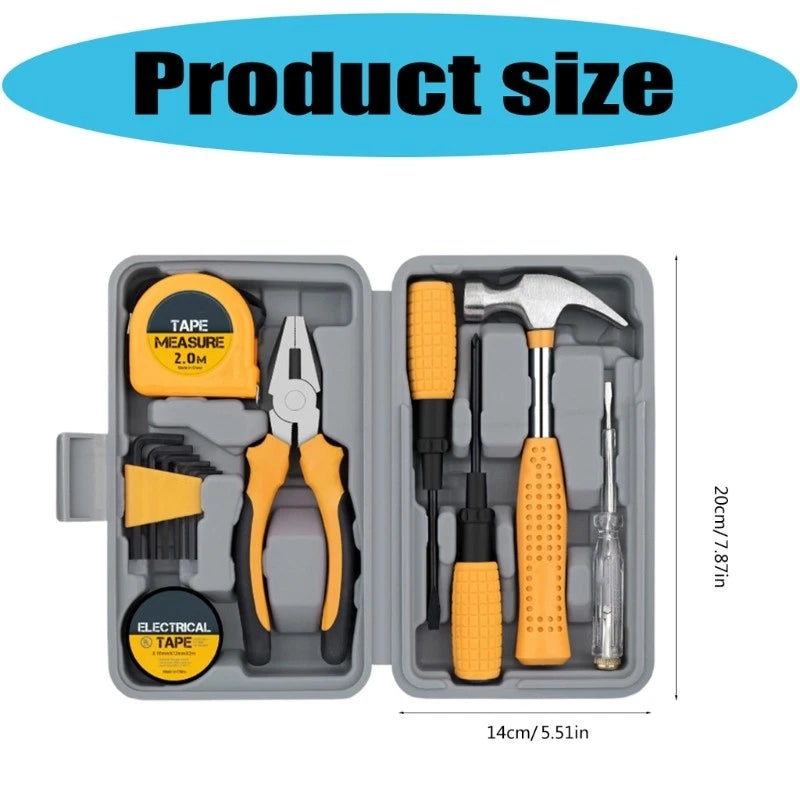 Multifunction Tool Set Heavy Duty Construction Compact Storage Ergonomic Design