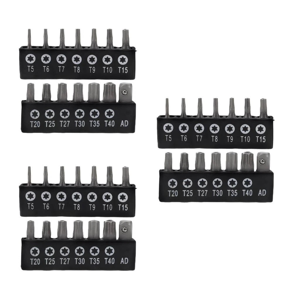 14 Pcs Screwdriver Set Tamper Resistant Fastener Bit Secure Star Bits