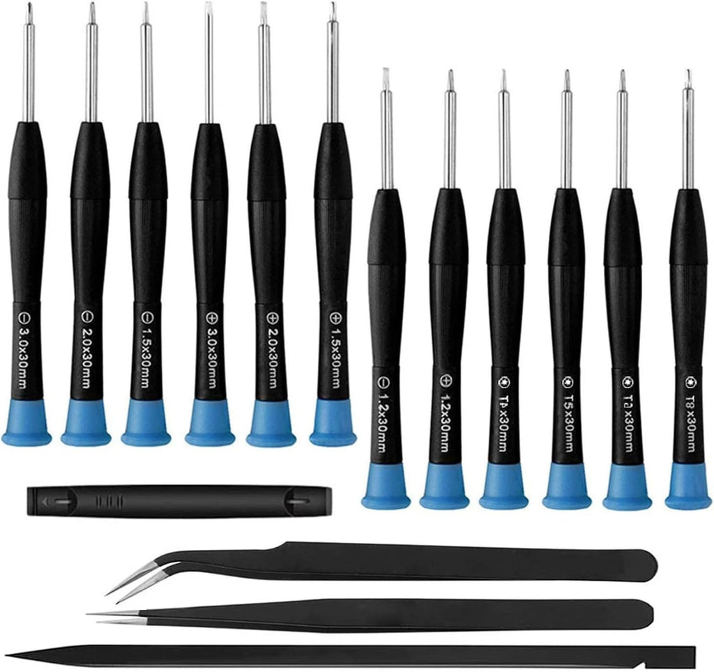 17 PCS Screwdriver Set, Screwdrivers Repair kit With different sizes of Flath...