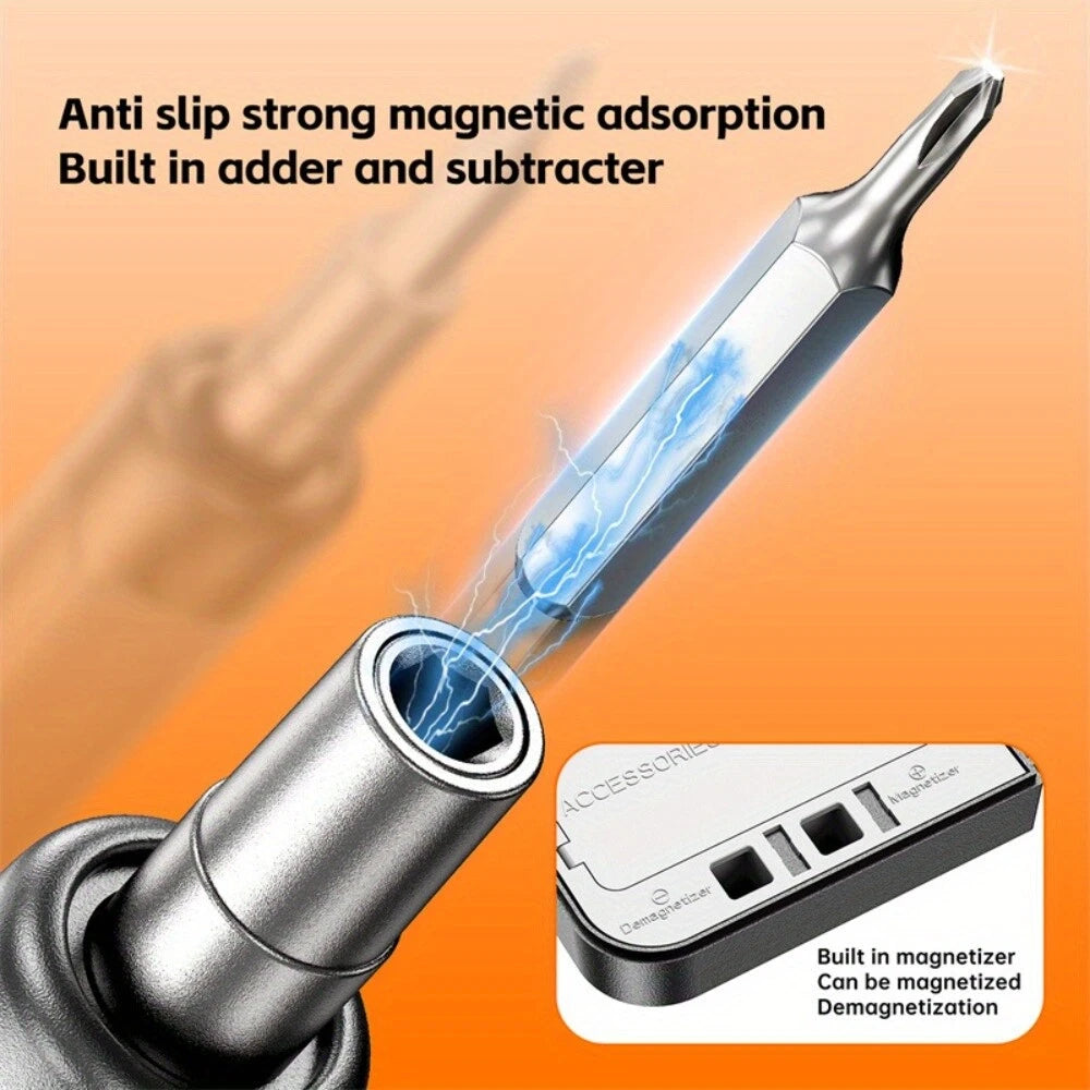 5 Pack 46-in-1 Small Precision Electric Screwdriver Repair Tool Kit