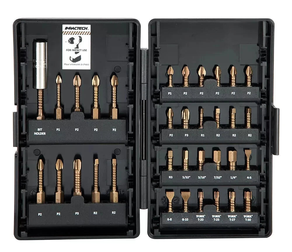 Vega 34Pc Impactech Driver Bit Set P34-1DB