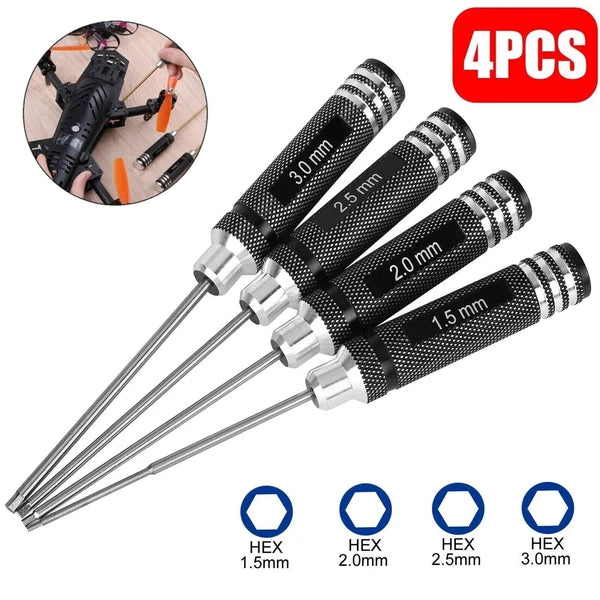 1.5mm / 2.0mm / 2.5mm / 3.0mm Hex Nut Screwdriver Set For drones Repair