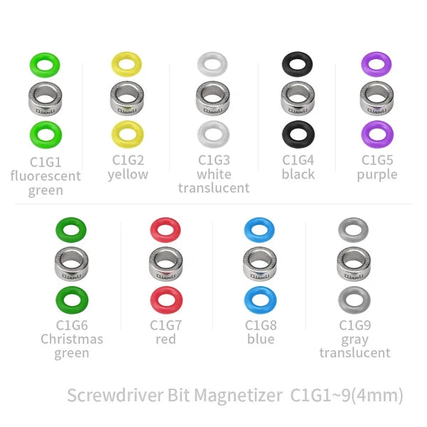 Screwdriver Head With Magnetic Anti-Slip Silicone Ring Mobile Phone Repair