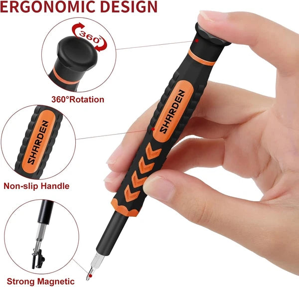 New Precision Screwdriver Kit 58 in 1 with 54 Bits Screwdriver Set Magnetic