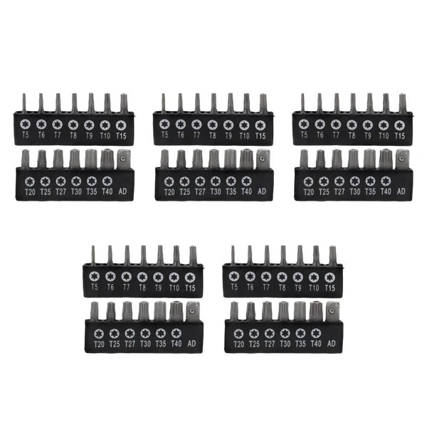 14 Pcs Screwdriver Set Tamper Resistant Fastener Bit Secure Star Bits