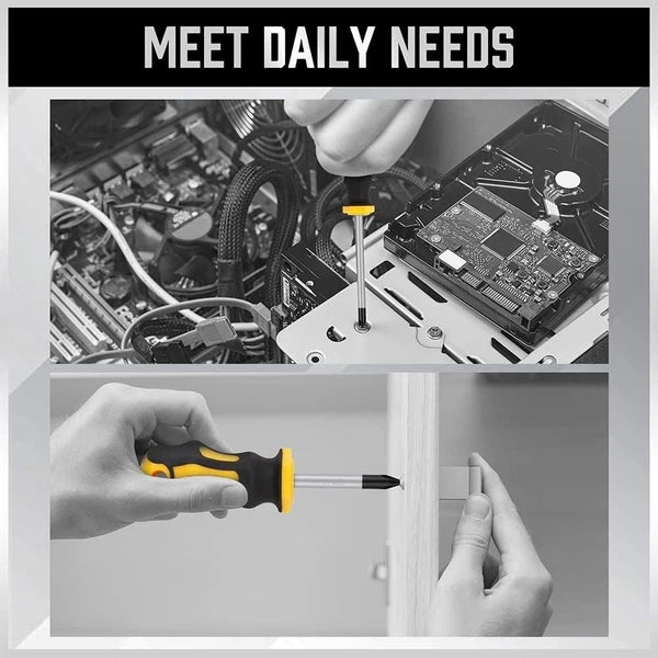 11-Piece Magnetic Screwdriver Set - Corrosion-Resistant with Storage Box