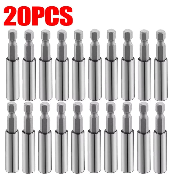 1/20X Magnetic Screwdriver Bit Holder Set Hex Shank Extension Carbon Steel Quick