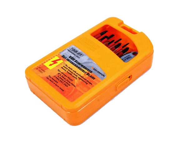 Expert 9-in-1 VDE Insulated IEC 60900 AC1000V Screwdriver Set:Slot Phillip Torch