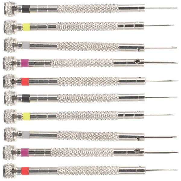 Flat Screwdriver Set Watch Fixing Tool Kit Eyeglass Repair Travel Tools